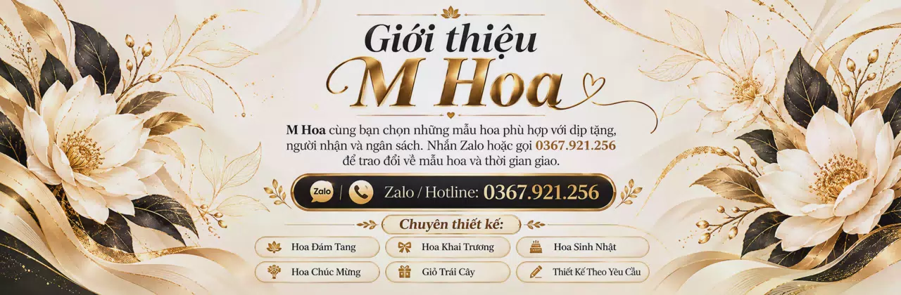 Ảnh bìa Shop hoa tươi Phường Tân Tiến Bắc Ninh - Một món hoa, nhiều điều muốn nói